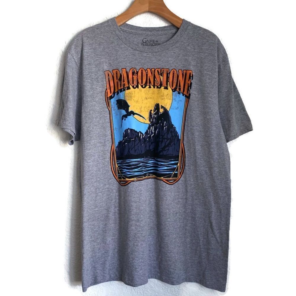 Game of Thrones Dragon Graphic Tshirt Sz L